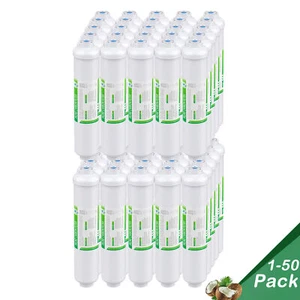 1-50PCS 10"x2" T33 Inline Carbon Water Filter 1/4" QC for Refrigerator Ice Maker - Picture 1 of 24