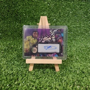 Youssoufa Moukoko Topps 23-24 Crystal Premium UEFA Autograph Auto Purple /99 - Picture 1 of 2