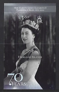 Falkland Islands Platin Jubilee Kleinblatt intakt wie neu, neu ohne - Bild 1 von 1