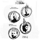 Dina Wakley Media Cling Rubber Stamps - Weird is Good MDR61014