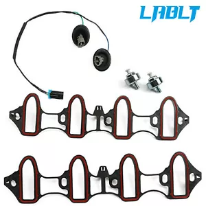 LABLT Intake Manifold Gasket Knock Sensor For Chevrolet Silverado GMC Sierra - Foto 1 di 9