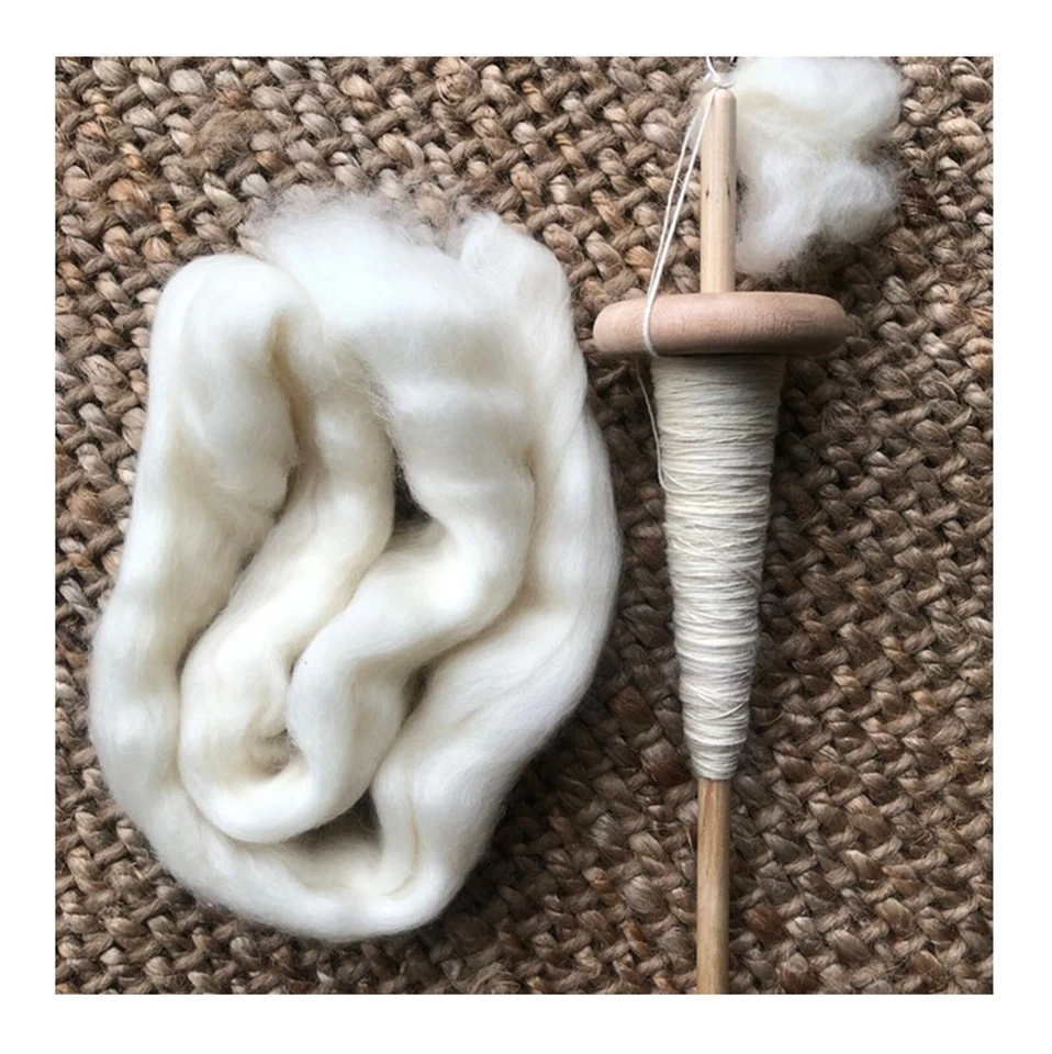 THE WOOL BARN Drop Spindle Top Whorl for Wool Spinning Handcrafted From Premium Beechwood 😊😊