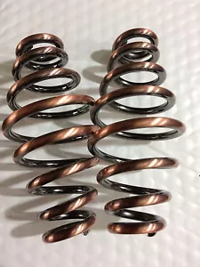 copper plated 5" Solo Seat Springs for Chopper Harley Bobber - Foto 1 di 2