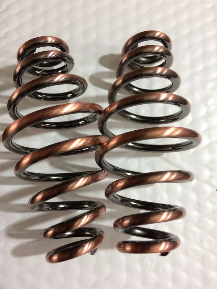 copper plated 5"  Solo Seat Springs for Chopper Harley Bobber - Image 1 of 2