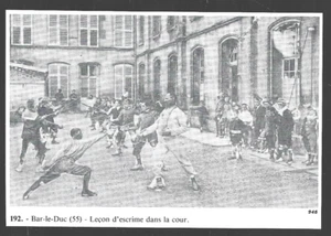 1986 -- BAR LE DUC . LECON D FECHTEN IM HOF. 4B103 - Bild 1 von 1