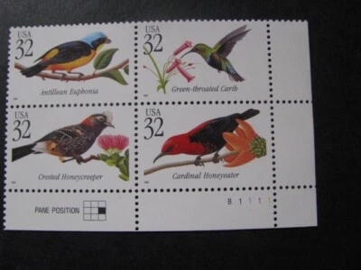 US Stamp Plate Block Scott # 3225a Never Hinged Unused...Free Shipping! - Image 1 of 4