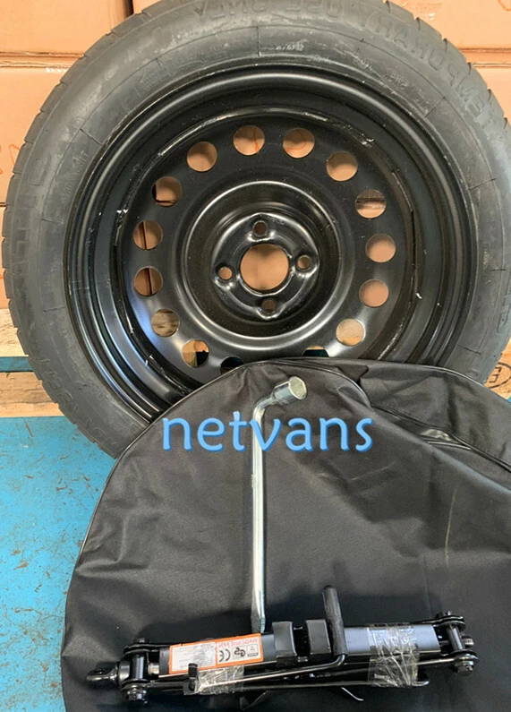 KIT Ersatzrad notrad 16" für HYUNDAI I20 mit Wagenheber Schlüssel und Tasche - Bild 1 von 1