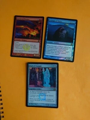 NYX .FOIL RARE X3 MTG card. Scourge of fleets,hall of triumph,scourge of fleets - Image 1 of 4