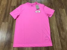 MENS LARGE 🦩 New Nike Dri-FIT Body Shop Brakes Cooling Training T-Shirt Pink
