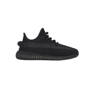 adidas Yeezy Boost 350 V2 Slip On Youth Boys Black Sneakers Casual Shoes FZ604 - Picture 1 of 5