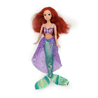 Poupée Disney Little Mermaid Ariel 2005 ailerons violet scintillant haut paillettes