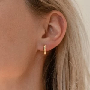 Thea Twisted Huggies oro 18 carati - Foto 1 di 5