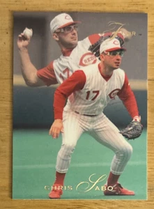 1993 Fleer Flair Chris Sabo Baseball Card #33 Reds High Grade NM - Picture 1 of 2