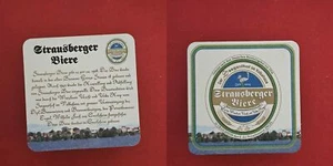 Engel Crailsheim Strausberger Biere Erklärung Brauerei Bierdeckel Bier - Picture 1 of 1