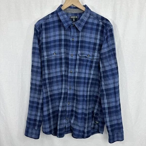Toad & Co Indigo Flannel LS Shirt Slim Mens Size XL Camping Outdoor  - Picture 1 of 10