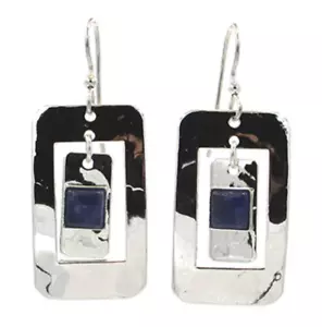 PENDIENTES BOSQUE PLATA - NE-1543 ¡NUEVOS! - Imagen 1 de 3
