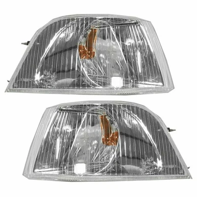 For Volvo S40/V40 Parking Signal 2001-2004 Pair Passenger & Driver Side Chrome - Image 1 of 4