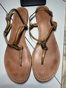 Coach Charleen tan leather sandal Size 9.5 - Picture 1 of 5