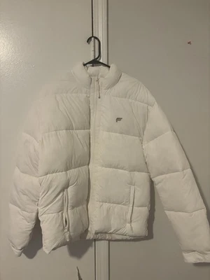 Chaqueta acolchada aislante Fabletics blanca y dorada, ¡solo usada una vez! Foto 1 de 3