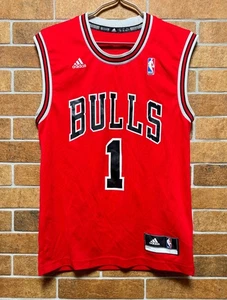 CHICAGO BULLS #1 DERRICK ROSE BASKETBALL NBA TRIKOT SHIRT ADIDAS GR. XS ROT - Bild 1 von 11