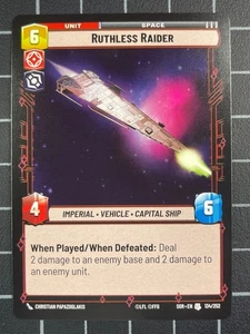 Star Wars Unlimited - Ruthless Raider 134 - Imagen 1 de 1