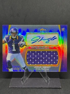 Jarius Wright 2012 Topps Finest Rookie Auto Jumbo Relic Refractor /1368 #AJR-JW - Bild 1 von 2
