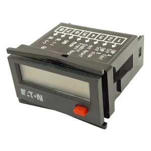 Eaton E5-024-C0400 LCD Display Counter/Totalizer, 8-Digit, PNP/NPN, 1/32 DIN - Picture 1 of 5