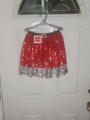 Tutu feminino sequência Natal Papai Noel tamanho único - Imagem 1 de 2