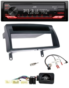 JVC Bluetooth USB DAB Lenkrad Autoradio für Toyota Corolla E12 2001-2007 dunkelg - Bild 1 von 9