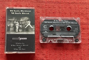 THE WHO - CHROME CASSETTE TAPE - WHO'S BETTER, WHO'S BEST - Picture 1 of 6