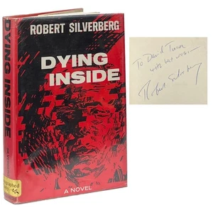 Robert Silverberg / Dying Inside Signed 1st Edition 1972 - Imagen 1 de 2