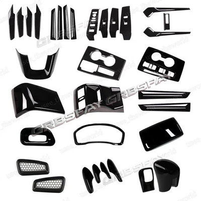 Para Honda Civic 11th 2022 2023 2024 2025 Negro Interior Accesorios Cubierta Tapicería Foto 1 de 4
