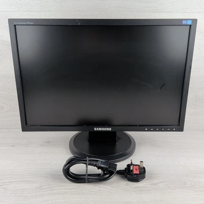 Samsung SyncMaster 923NW Moniteur LCD 19" Entrée VGA Testé Fonctionnel - Photo 1/4