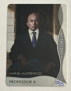 2020 Marvel Masterpieces Professor X M-11 Metallurgy Metal Parallel Card 23/25 - Picture 1 of 2