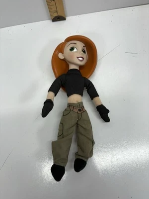 "Muñeco de peluche Disney Kim Possible 10"" vintage años 2000 hallazgo raro" Foto 1 de 4