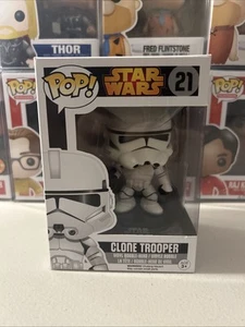 Funko Pop! Vinyl: Star Wars - Clone Trooper #21 with Protector - Bild 1 von 9