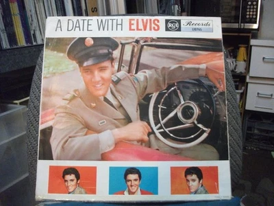 Elvis Presley - A Date With Elvis-1959 (VG/[VG+) - "Vinyl Record" - Image 1 of 4