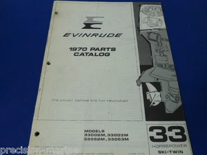 33 HORSEPOWER SKI-TWIN 1970, Parts Catalog Evinrude, OMC - Picture 1 of 1