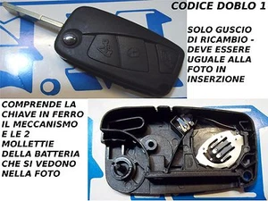 GUSCIO COVER COMPLETO PER TELECOMANDO 3 TASTI BIPPER PARTNER - LEGGERE BENE - Picture 1 of 1
