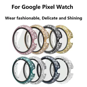 Diamant Elektroplate PC Schutzhülle mit Folie für Google Pixel Uhrenetui - Bild 1 von 25