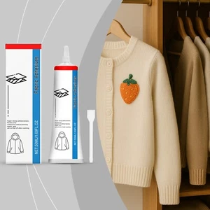 50ml Fabric Glue Permanent Strong Adhesive Mend Fabric Washable Clothing Glue - Picture 1 of 14