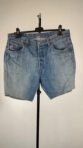 Levi's 501 Shorts Denim Women's Jeans W30 Woman Vintage Shorts - Picture 1 of 9