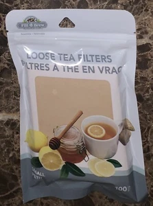 Filtros de té sueltos Fill n Brew sin blanquear sin cloro paquete de 100 pequeños 1 taza NUEVO - Imagen 1 de 3