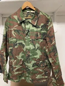Vintage 1980's K-Mart brand Erdl Camo Hunting Jacket LARGE 44-46 100% Cotton - Picture 1 of 7