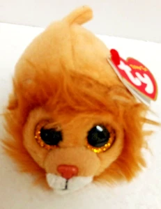 New Ty Beanie Boos Teeny Tys REGAL Lion Stackable 4" Plush Stuffed Animal Toy - Picture 1 of 18