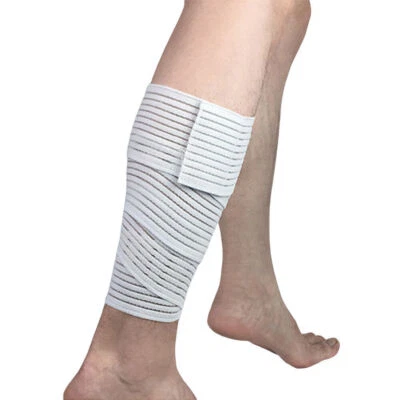 Men's Elastic Bandages Calf Leg Sleeve Sports Fitness Running Sports Protection - Image 1 of 4