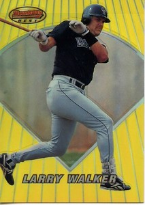 1996 Bowman's Best - Previews Refractor #BBP 21 Larry Walker