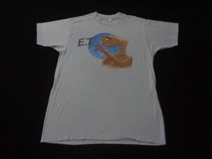 E.T. vintage Camicia promozionale film uomo grande blu anni 80 Universal City Studios - Foto 1 di 14