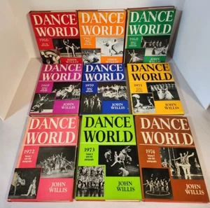 Dance World Vol 1-9 Hardcover 1966-1974 John Willis With Photographs - Imagen 1 de 15