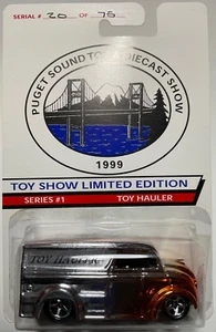 Juguete Hot Wheels 99 Puget Sound y Diecast Show Entrega de lácteos Tinte cromado/naranja - Imagen 1 de 3